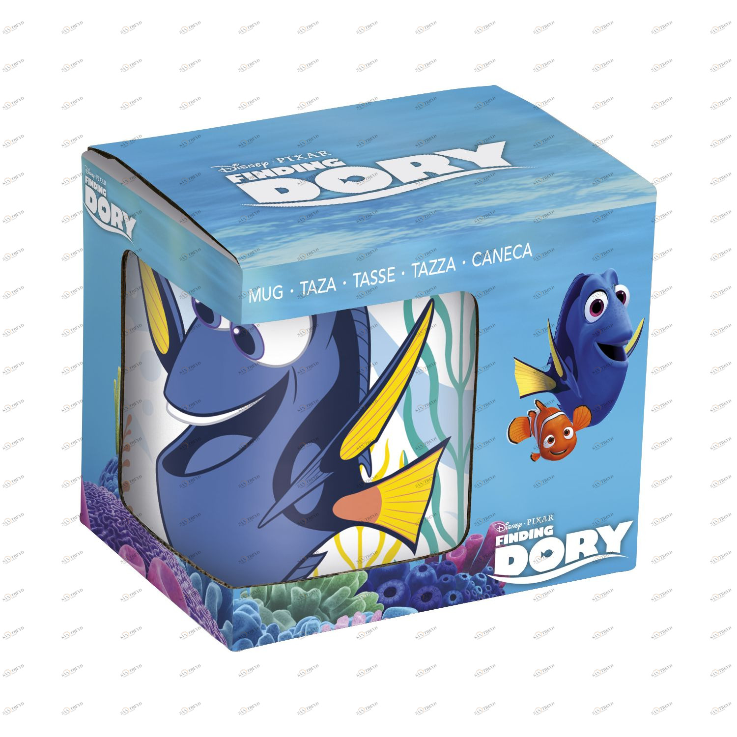 Кружка керамическая в подарочной упаковке "В поисках Дори", 220 мл STOR В ПОИСКАХ ДОРИ 335752 Белый Santreyd 