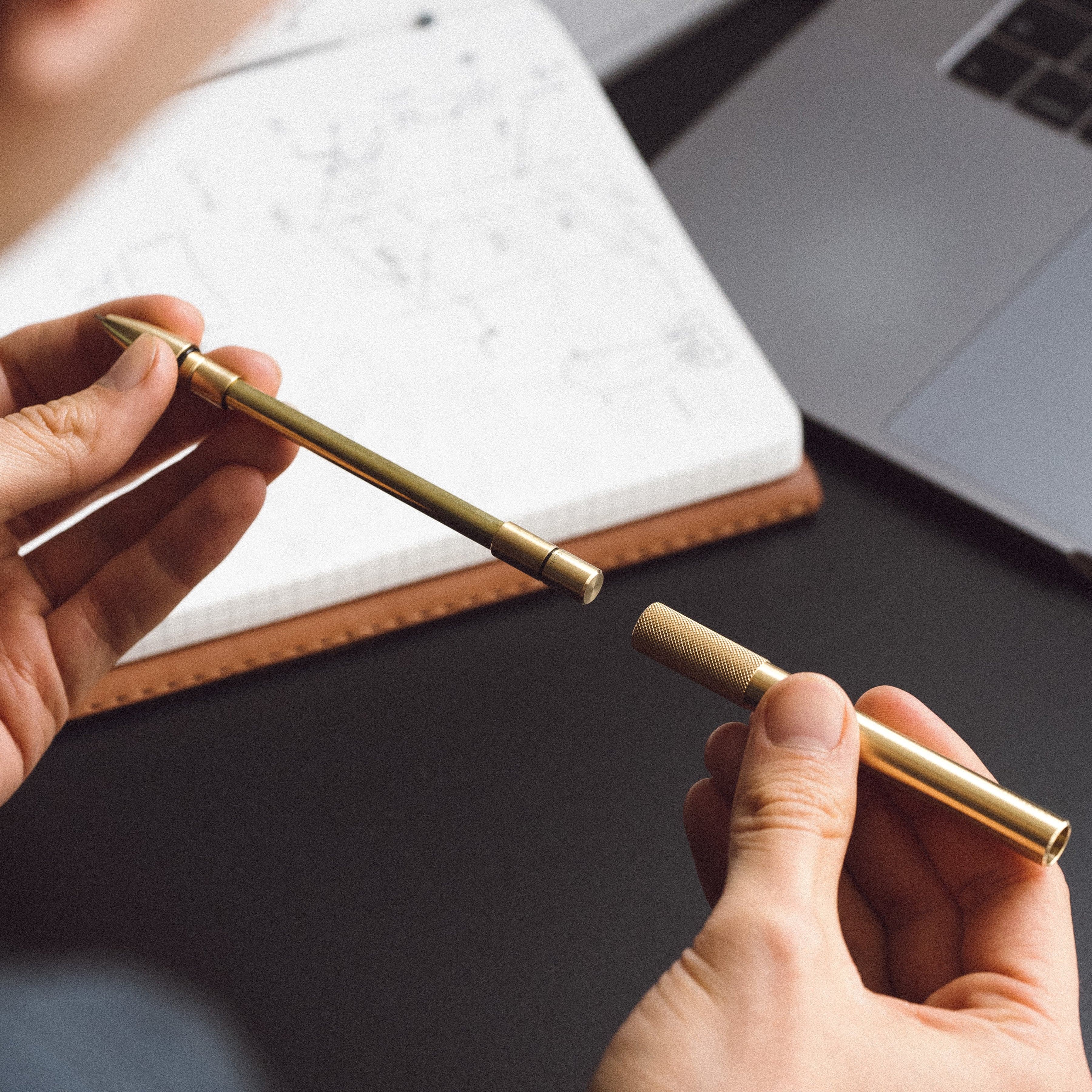 W207BRA-7 Механический карандаш - латунь - 0,7 мм Wingback  - Вид №3
