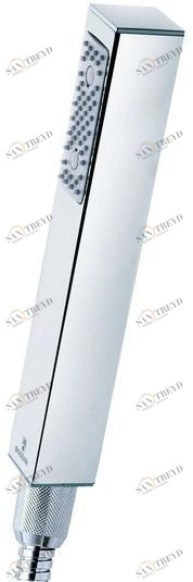 Bossini Ручной душ Design из хромированной латуни с фиксированной струей и системой защиты от накипи Cube sun-id-1449652