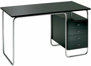 Zanotta Стол из нержавеющей стали с ящиками