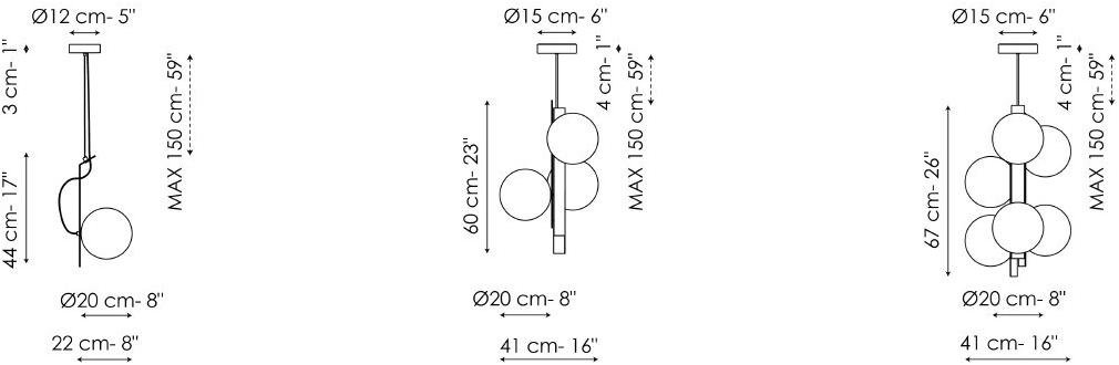 Bonaldo Подвесной светильник из хрусталя и металла sun-id-1447307 - Вид №7