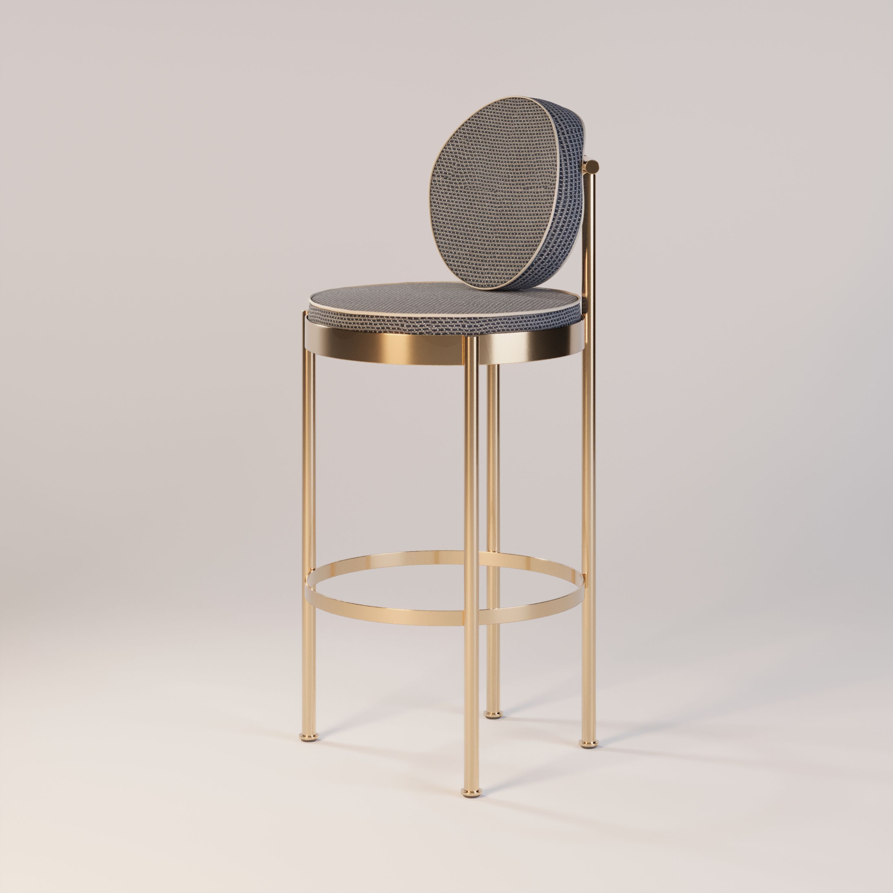 Высокий тканевый садовый стул со спинкой Myface Trace ARCH-00138011 - Вид №5