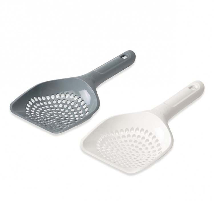 ПР0047174 Совок для туалета Micro округлый с мелкими ячейками 11,5х25,5х4,5см SAVIC 