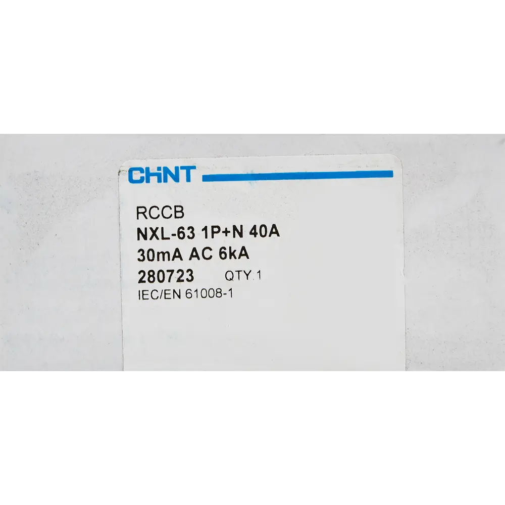 УЗО CHINT NXB-63S 2P 40 A 30 мА 6 кА AC 85683461 STLM-2006184  - Вид №5