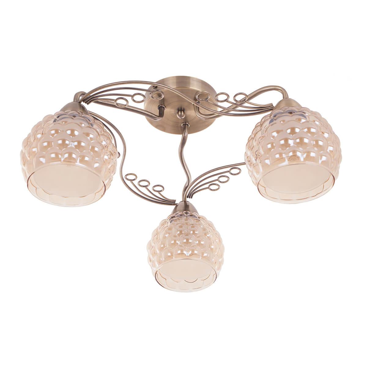 Потолочная люстра IDLamp Verity 286/3PF-Oldbronze IDLAMP VERITY 183463 Белый - Вид №2