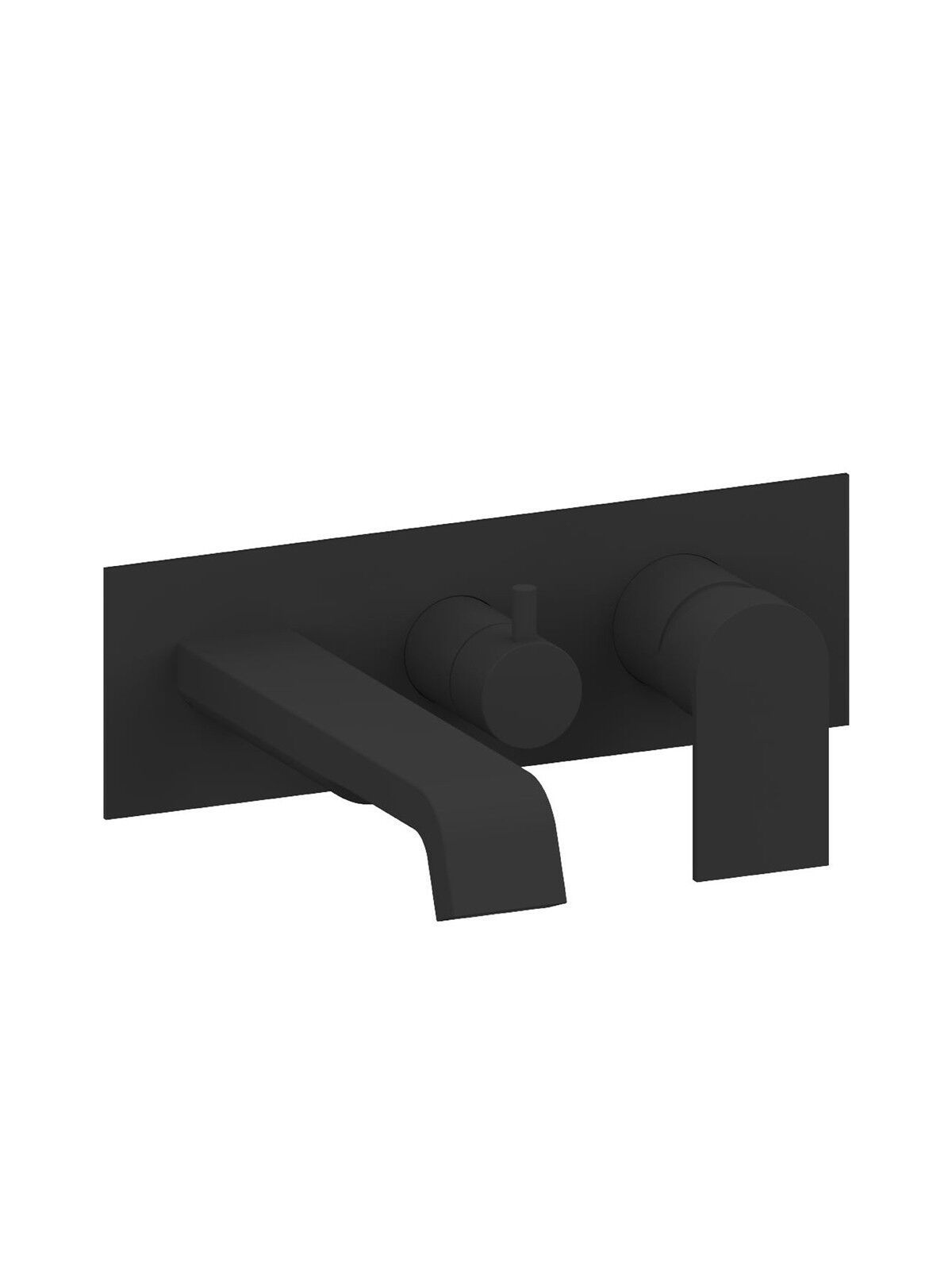 Однорычажный смеситель для ванны с 3 отверстиями с пластиной Rubinetterie Frattini отдельная эстетика ARCH-00054513 - Вид №1