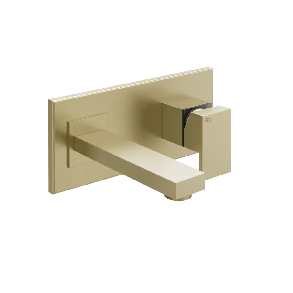 Смеситель для умывальника 44834 727 Gessi Rettangolo ЛАТУНЬ МАТОВАЯ PVD 44834727