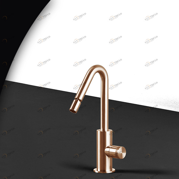 Смеситель для биде HIRO HIR16R розовое золото Radomonte