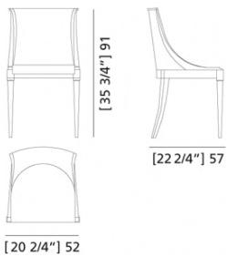 Morelato Стул из вишневого дерева Biedermeier Art. 5187 - Вид №6