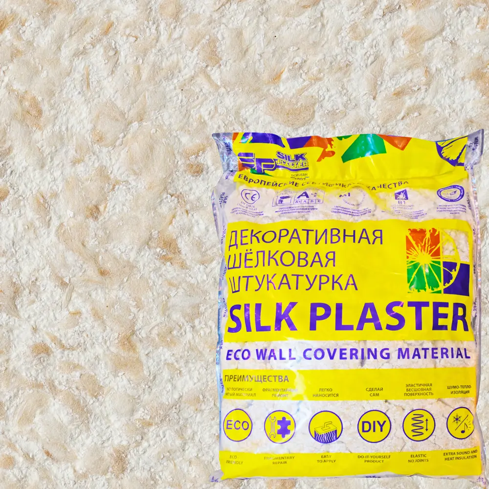 Жидкие обои Silk Plaster Рельеф 325 0.9 кг цвет бежевый STLM-2121446