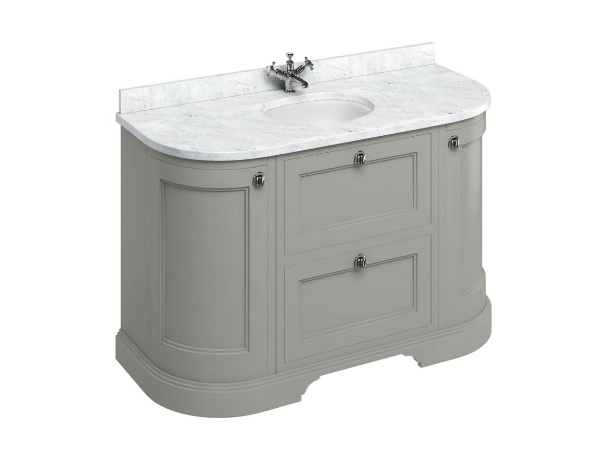 Напольный шкаф для умывальника из МДФ с ящиками Burlington MINERVA ARCH-00000701 - Вид №3