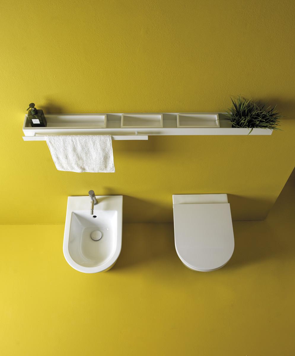 FLBI0115 Напольное биде приставное GSG CERAMIC Flut - Вид №3