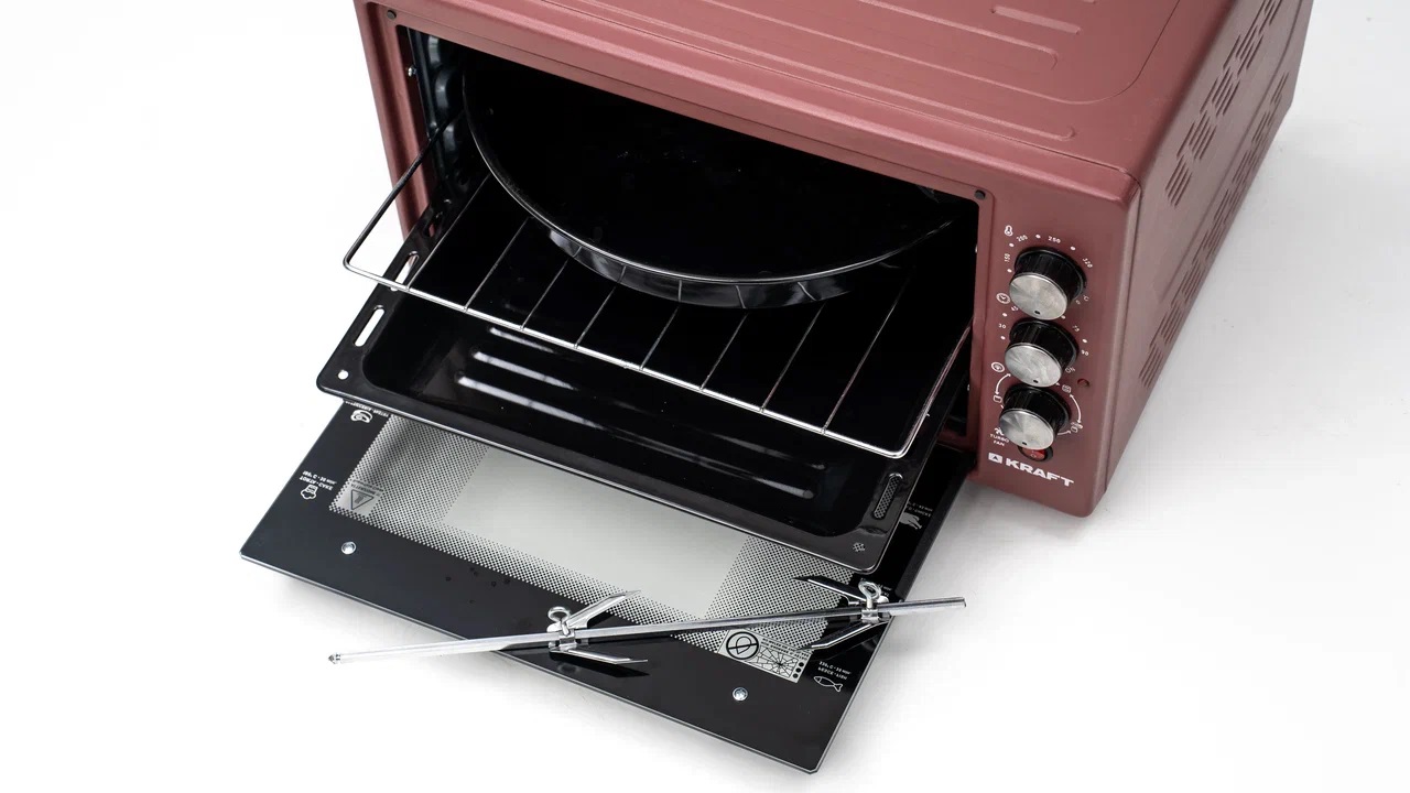 8187733 Мини-печь Kraft KF-MO 3804 RKR красный STDN-0092010 - Вид №5