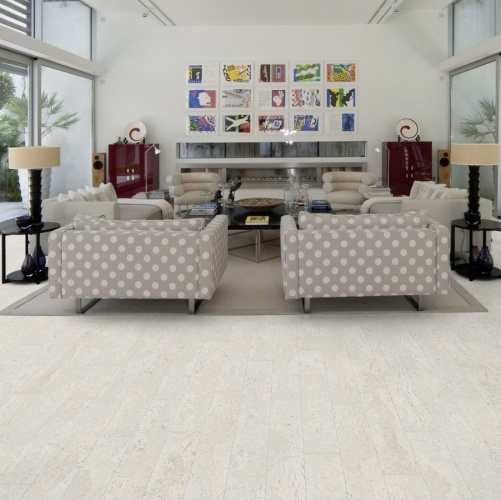 Пробка Wicanders Cork Plank Flock Moonlight (Гладкая) 1220х140 мм C81X001 - Вид №12