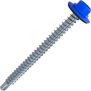 Кровельные саморезы STANDERS RAL5005 сверлоконечные синие 5.5x32, на вес (около 169 шт./кг) 82182103 STLM-2204848