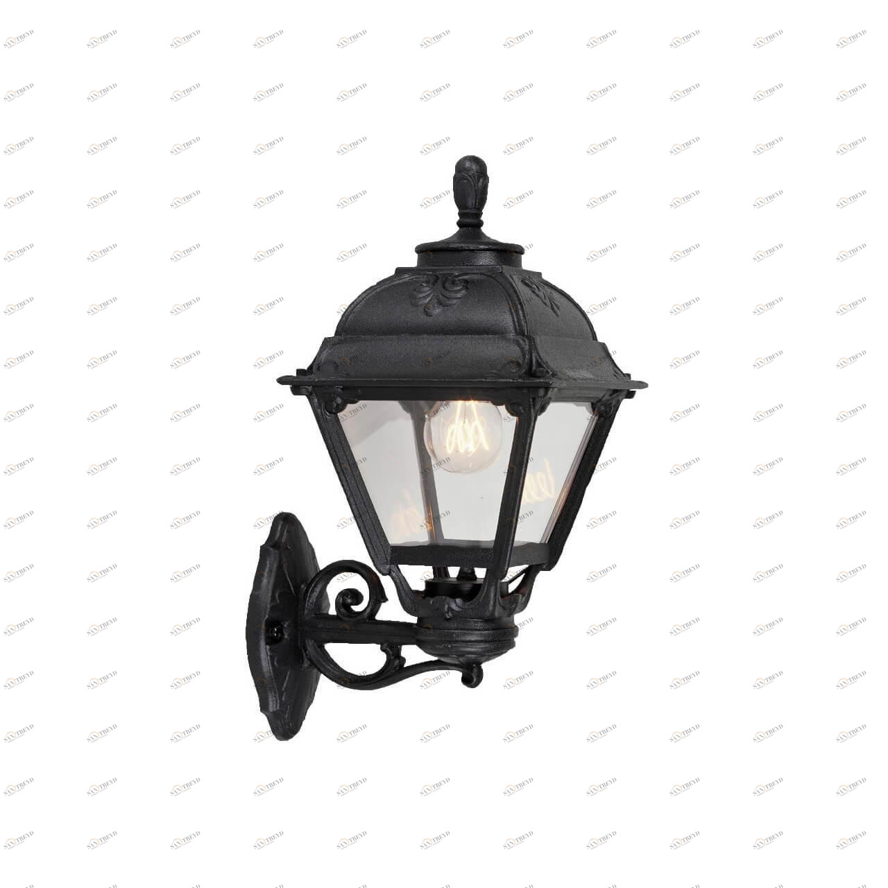 Уличный настенный светильник Fumagalli Bisso/Cefa U23.131.000.AXF1R FUMAGALLI ПОД СТАРИНУ, ФОНАРЬ 272146 Черный 