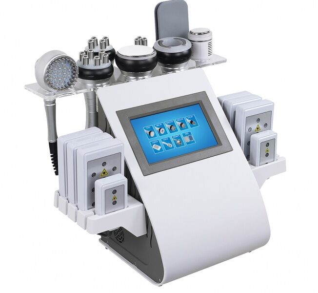 52683 Аппарат Kim 8 (10в1): Кавитация, Липолазер, RF для тела и лица, Вакуум биполярный RF, Криомолот, Фотон, Миостимуляция AURO  - Вид №3