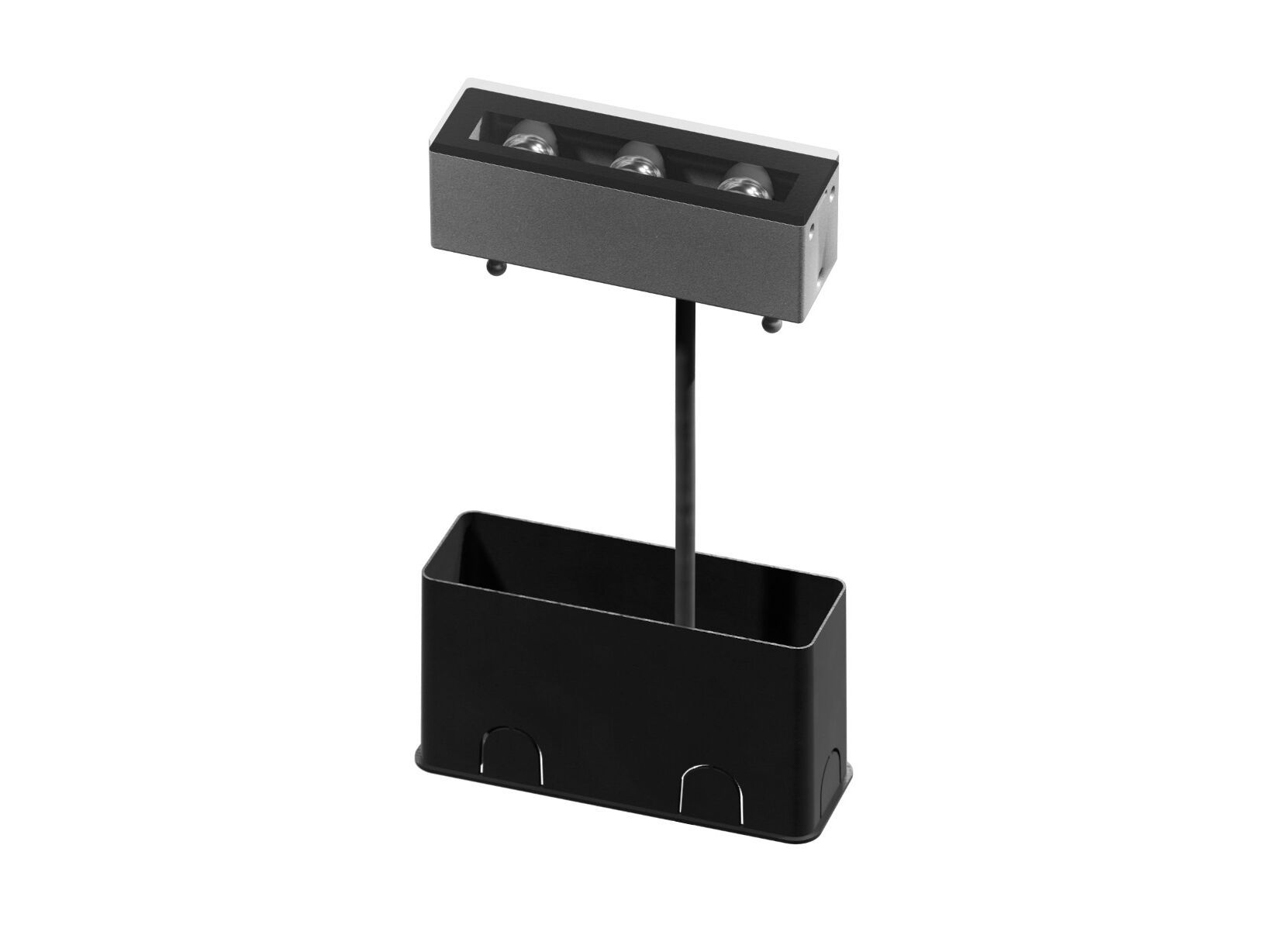 Утопленный анодированный алюминиевый светодиодный наружный прожектор PUK HYDROFLOOR NANO LINEAR ARCH-00037546