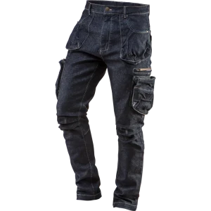 Брюки рабочие 5 карманов Neo Tools Denim темно-синие размер XL рост 84789478 STLM-2021267