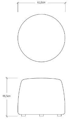 TRIBÙ Круглый садовый пуф Nomad C05032w/33w/34w - Вид №8