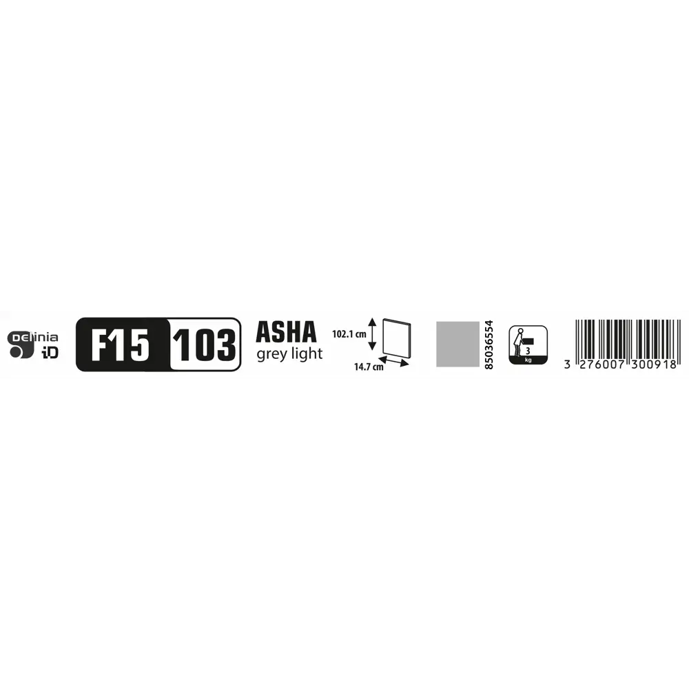 Фасад кухонный DELINIA ID Аша грей глянцевый 14.7×102.1 см 85036554 STLM-0879778 - Вид №10