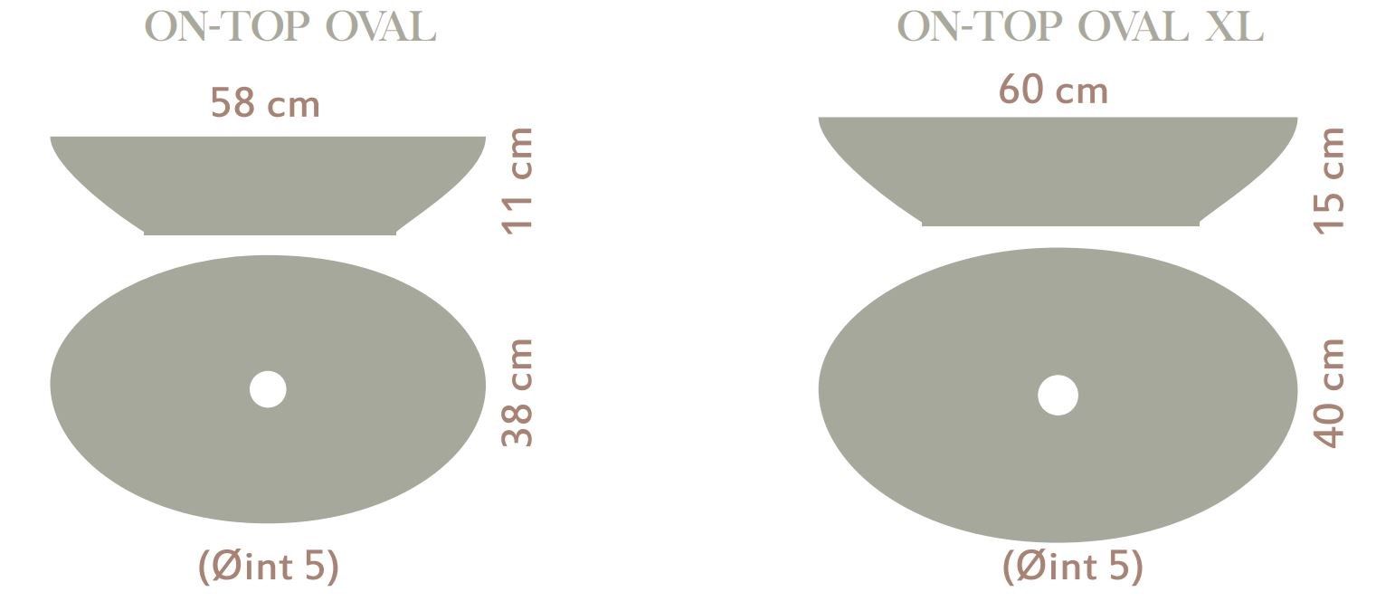 Овальная столешница из Акрона© Acquabella On top ARCH-00022304 - Вид №2