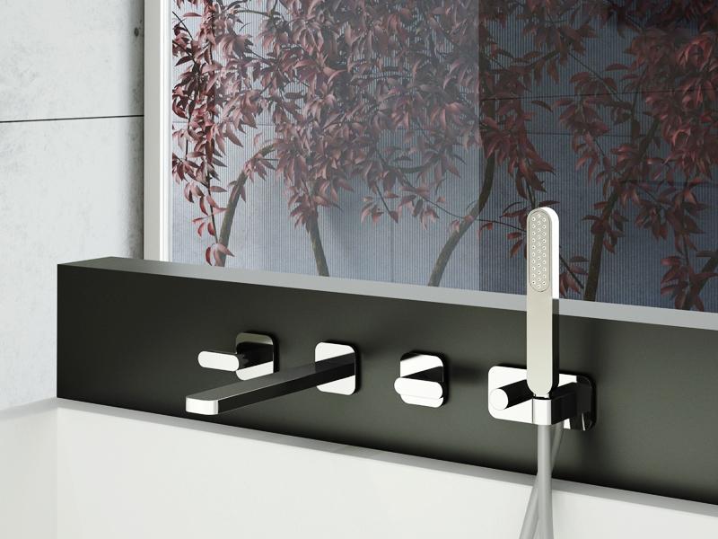 AC0847560 Душевой гарнитур Aria , черный Webert #VALUE!  - Вид №1