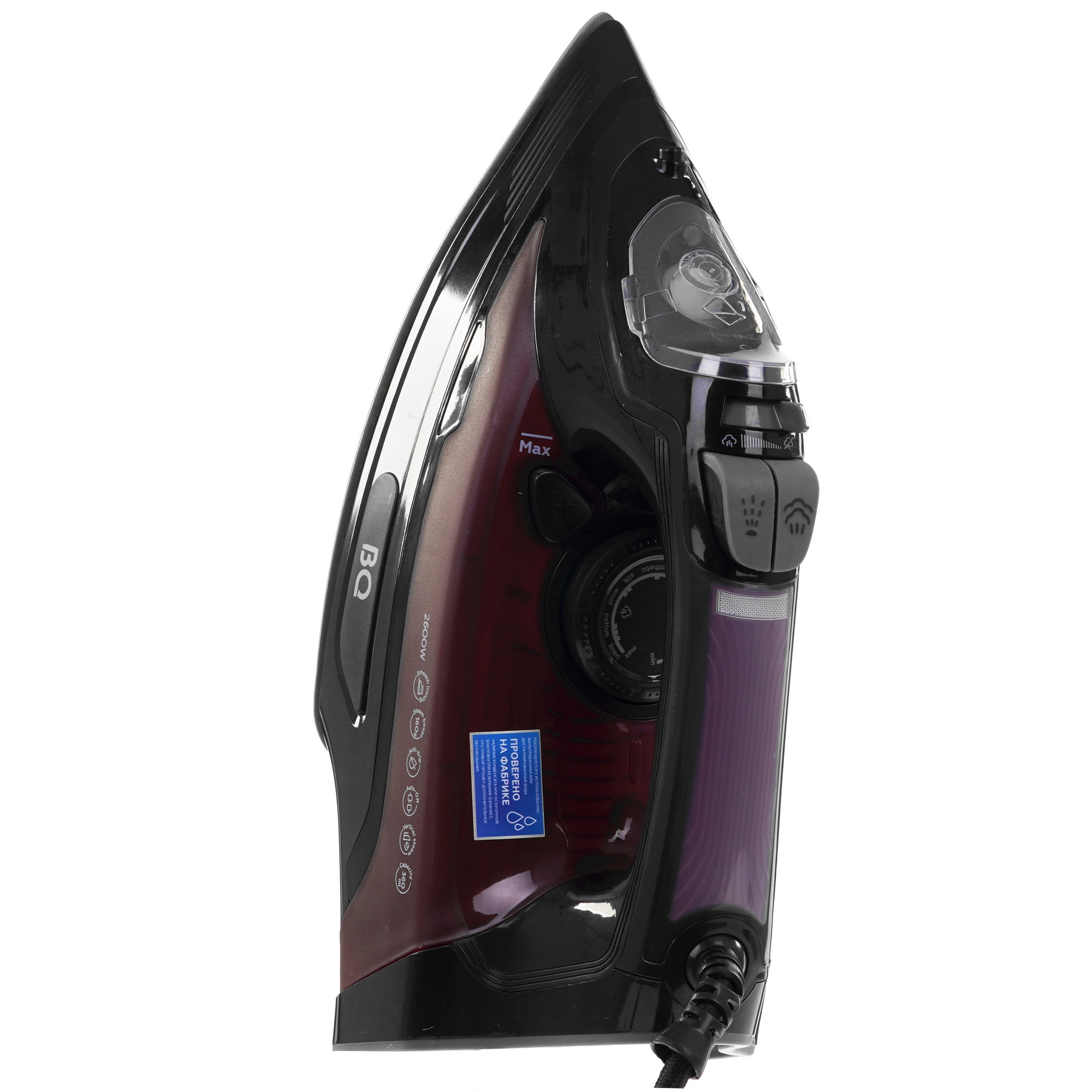 9970313 Утюг BQ SI1003 черный STDN-0109228