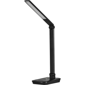 Настольная лампа светодиодная Camelion KD-825 с беспроводной зарядкой, белый свет, цвет чёрный