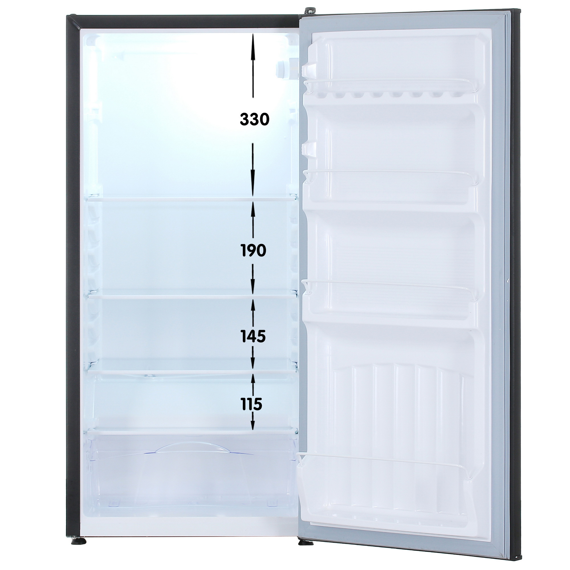 9070787 Холодильник без морозильника   Nordfrost NR 508 B черный STDN-0147893 - Вид №1