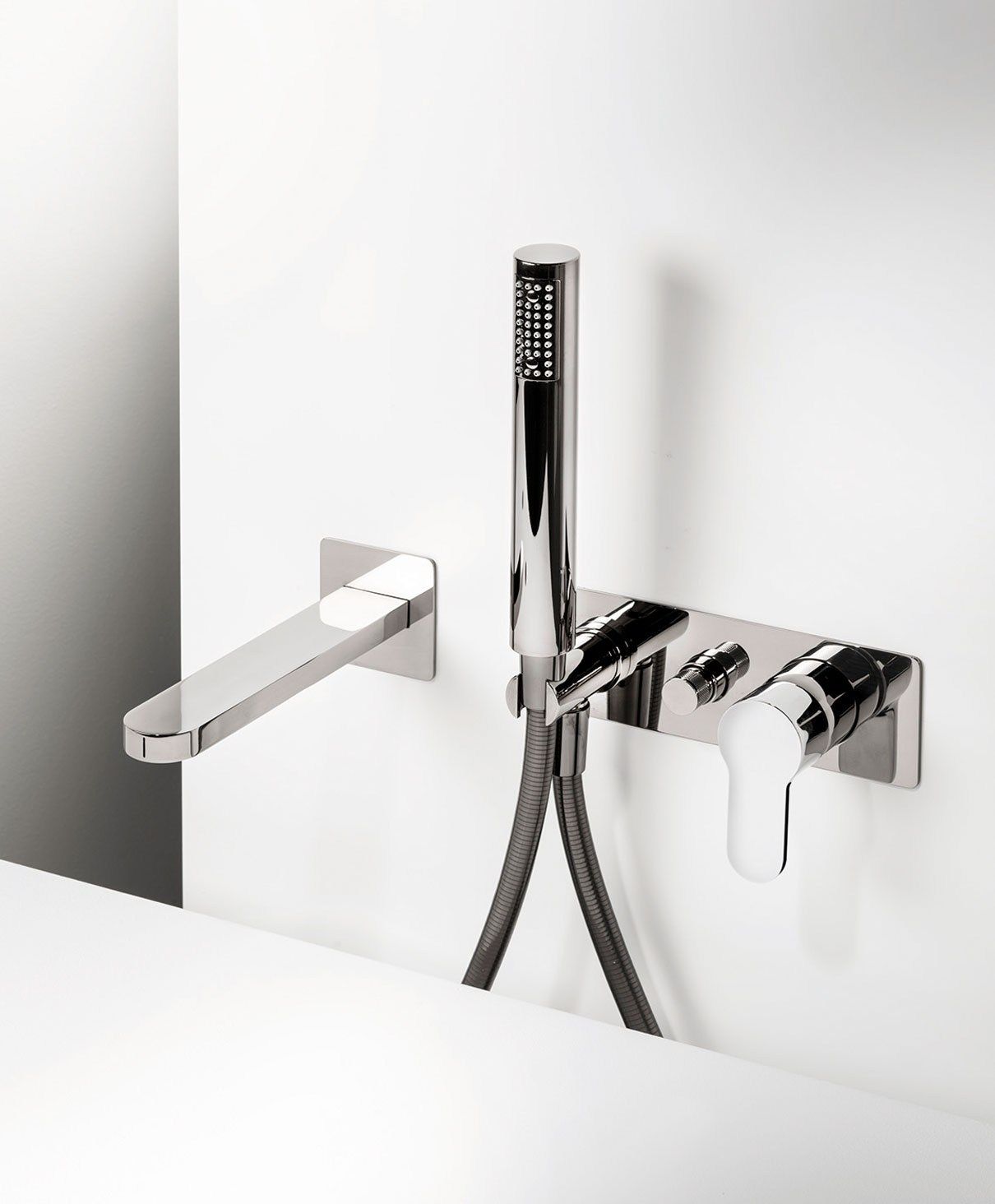 Хромированная латунь утопленный однорычажный смеситель для ванны Ritmonio ARCH-00026053 - Вид №2