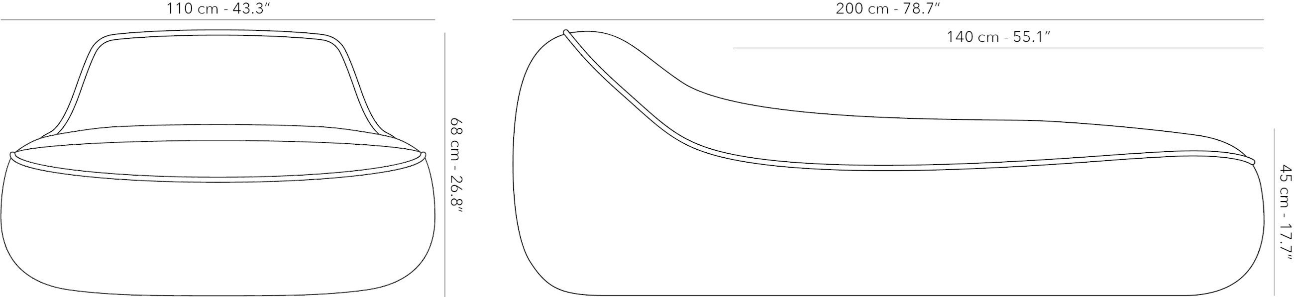 Ткань мягкая Садовая спальная кровать Jardinico Bolsa ARCH-00126254 - Вид №2