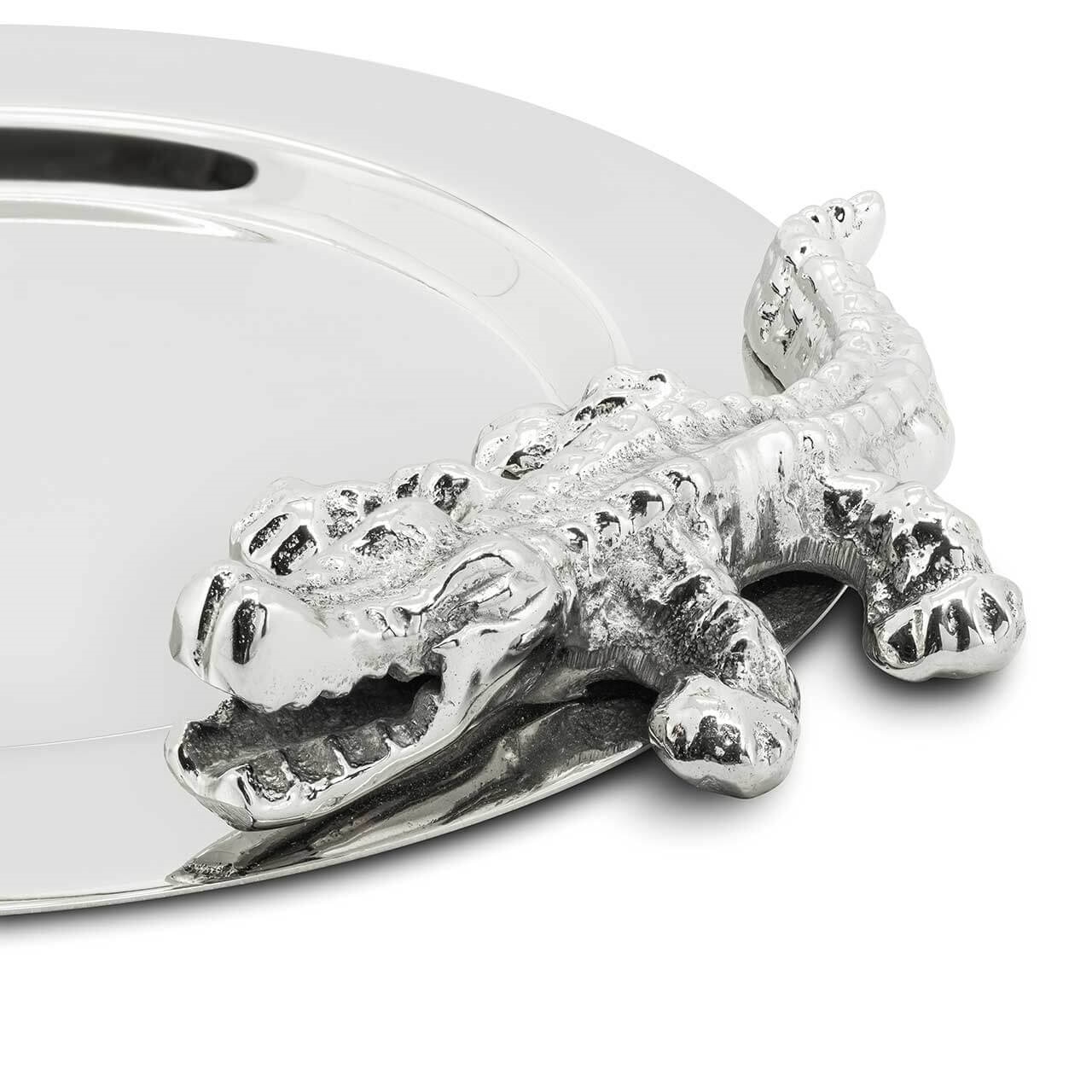 600982-02 ABHIKA ПОДСТАВКА CROCO ST4PC H3 D13 SILVER  - Вид №1