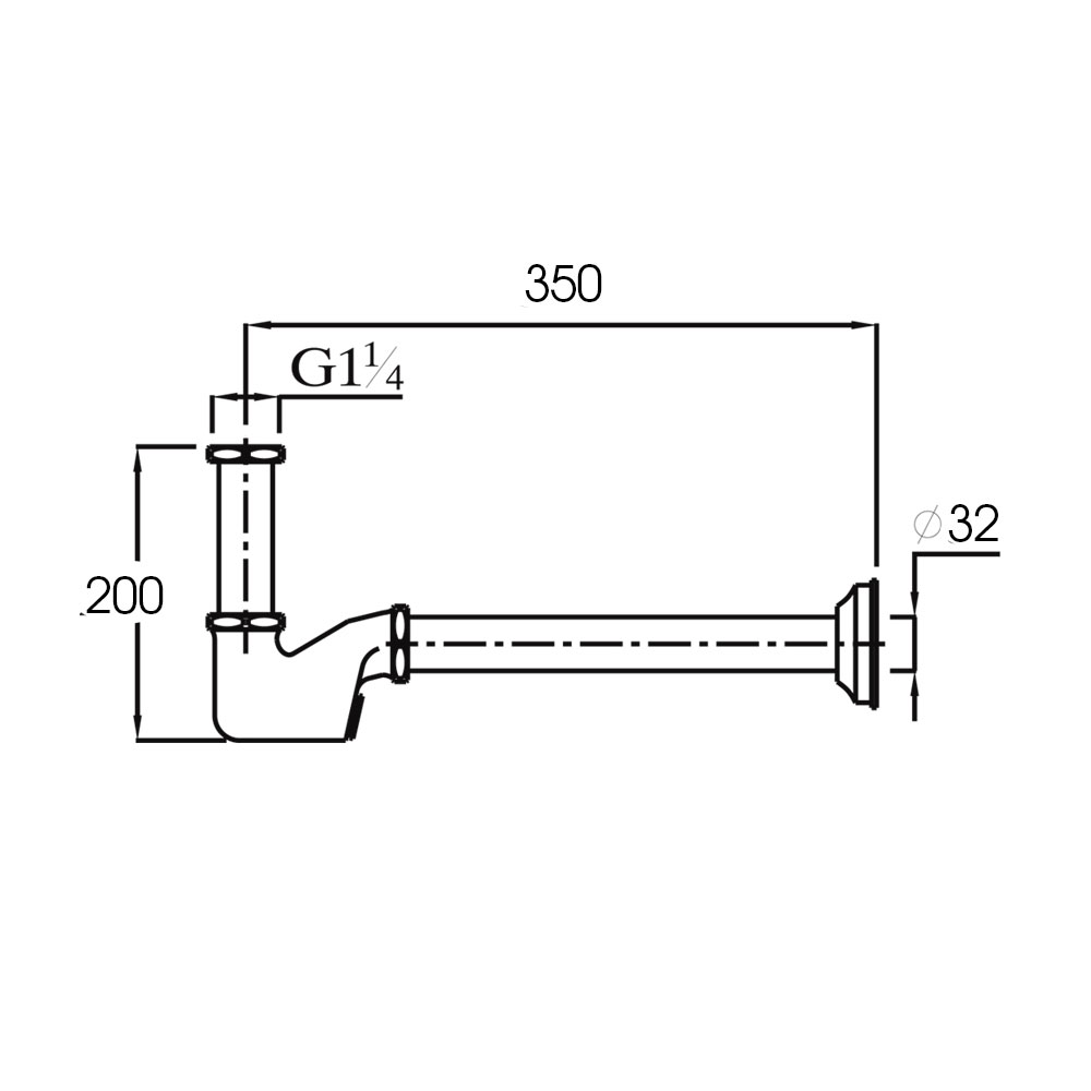 RHR-078 Сифон для раковины Raiber  - Вид №1
