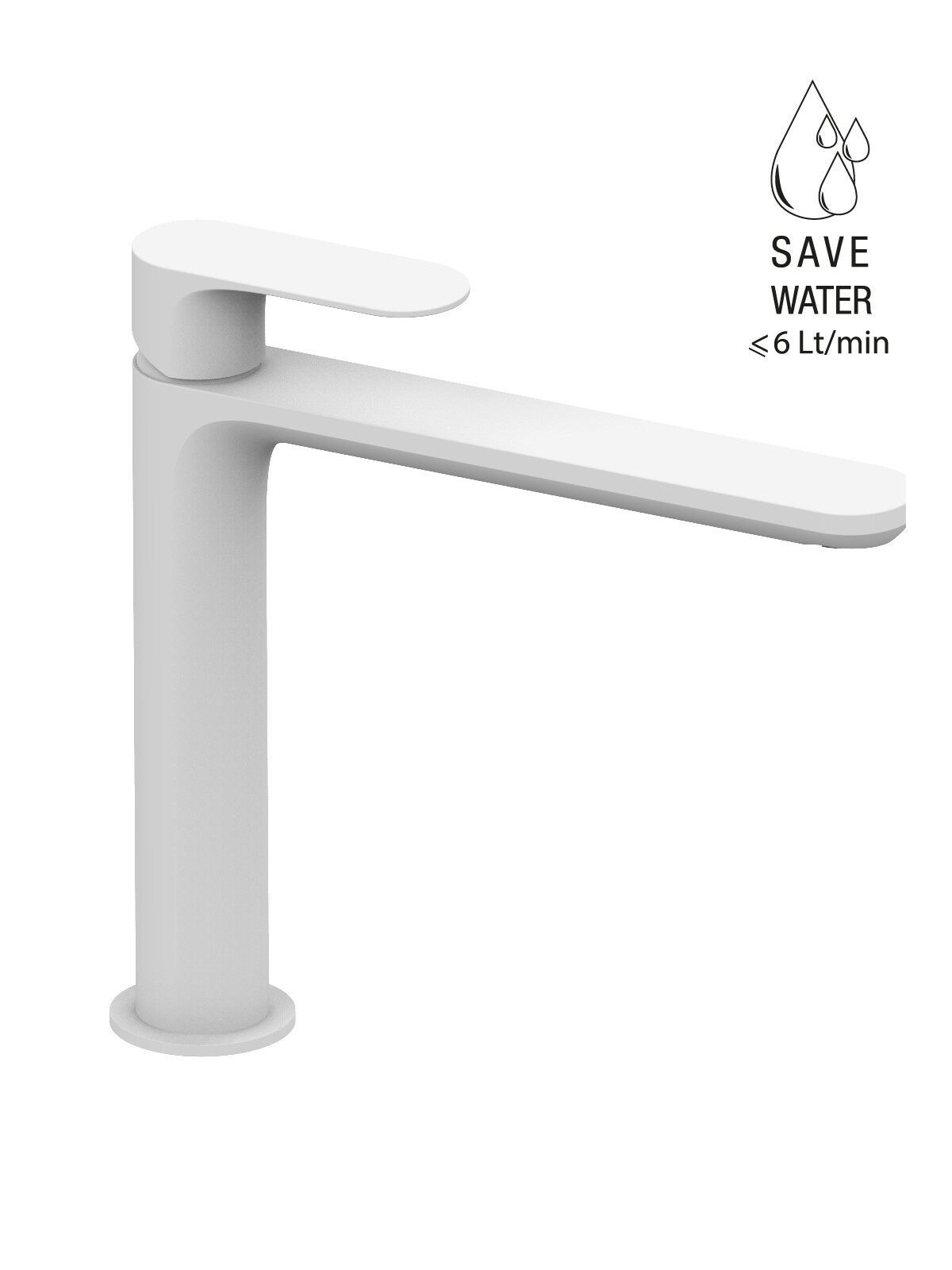 Смеситель для раковины с одним отверстием без слива Rubinetterie Frattini Lea ARCH-00015979 - Вид №11