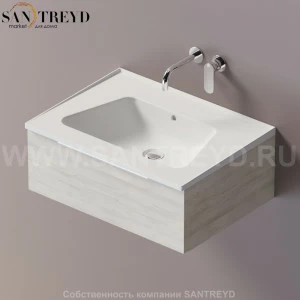 Flaminia BLOOM Тумба под раковину 70 см с 1 ящиком BBX991.WW