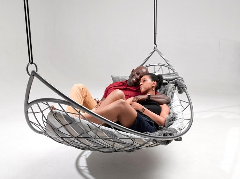 Studio Stirling 2-местный стальной гамак с порошковым покрытием sun-id-1426998 - Вид №9