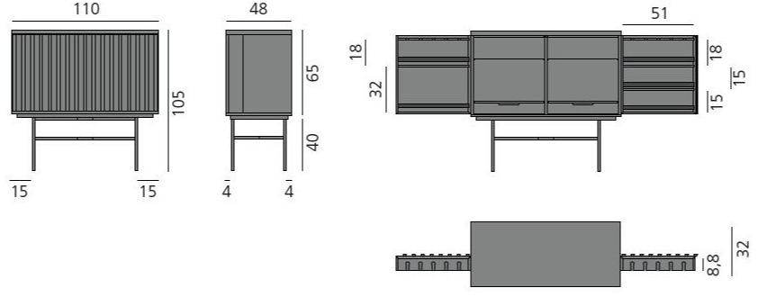 more Барный шкаф из орехового дерева со встроенной подсветкой Harri sun-id-1350222 - Вид №6