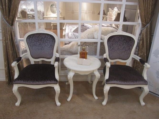 Arrediorg.it® Круглый деревянный журнальный столик Bella 937 tea table - Вид №1