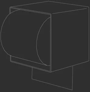 Ceadesign Держатель рулона из нержавеющей стали Stem - accessori Por 03