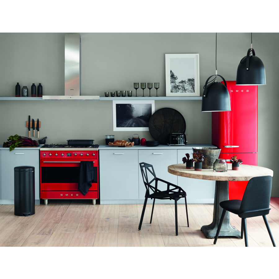 Тостер Smeg на 2 ломтика, черный TSF01BLEU - Вид №1