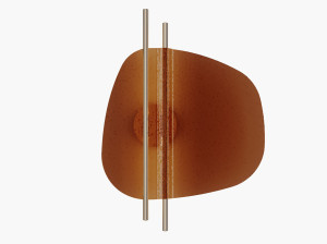 Стеклянный светодиодный настенный светильник