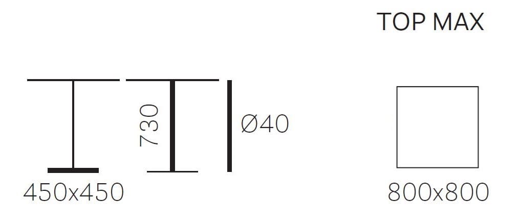 Металлический стол Pedrali STYLUS 5400 ARCH-00136868 - Вид №1