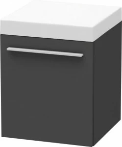 XL270404949 Мобильная тумба X-Large #XL2704 400 x 400 мм Графит матовый, декор
