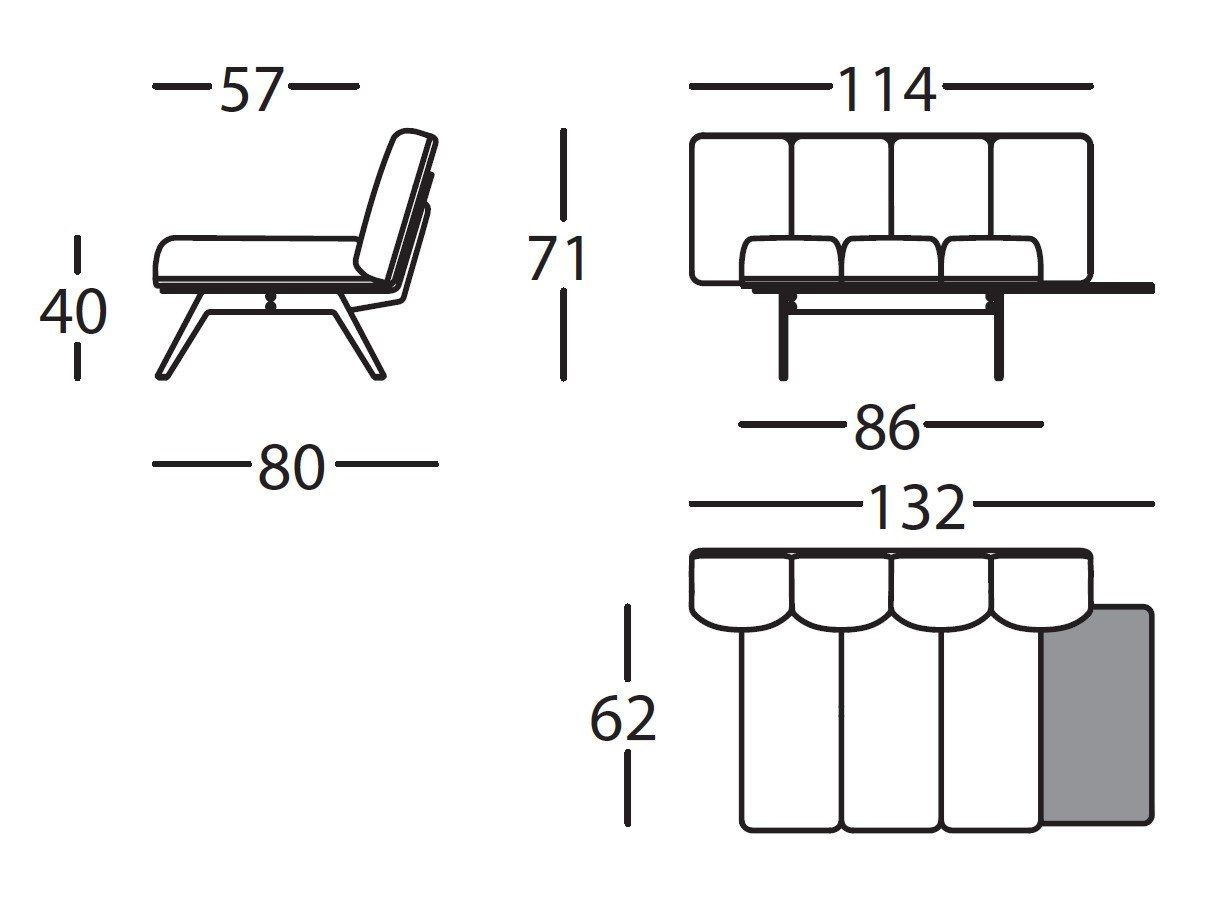 Тканевое кресло SANCAL Next Stop ARCH-00142166 - Вид №3