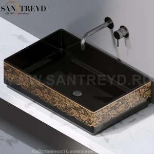 L620461G Накладная раковина на столешницу  прямоугольная A. e T. Italia Fly