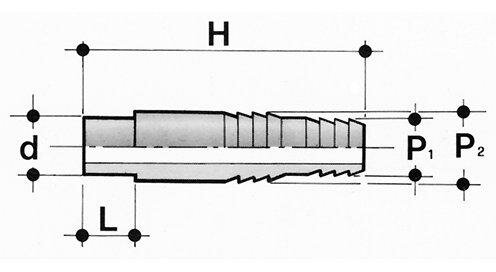 SANIT 31201000000 Шланг, розетка растворителя, PVC-U  - Вид №1
