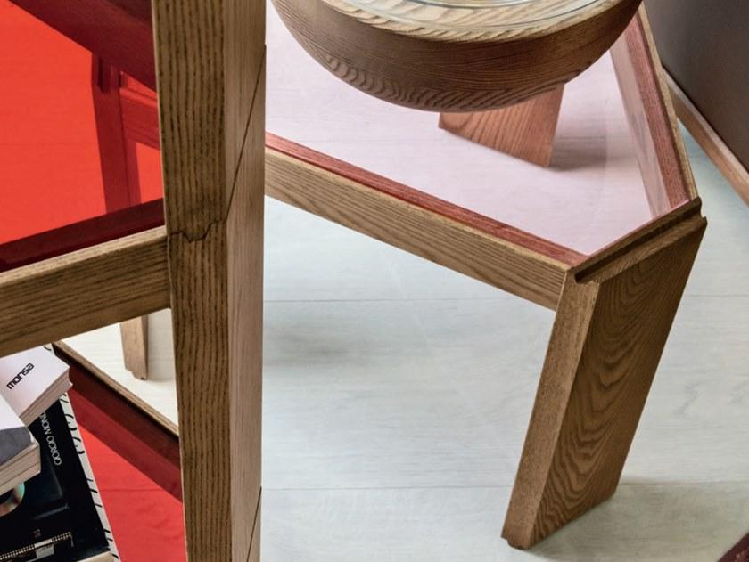 Porada Треугольный модульный журнальный столик из массива дерева Eighteen sun-id-1375577 - Вид №1