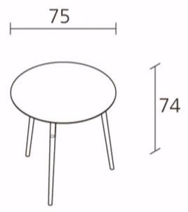 Alias Круглый стол из массива дерева Kayak sun-id-1485991 - Вид №2
