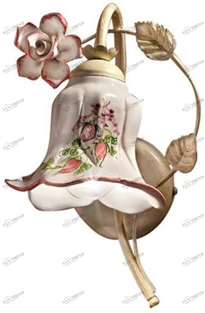 FERROLUCE Настенный керамический светильник с фиксированным кронштейном Pisa C1201 - c1202